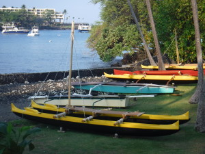 Colorful Boats at Keauhou