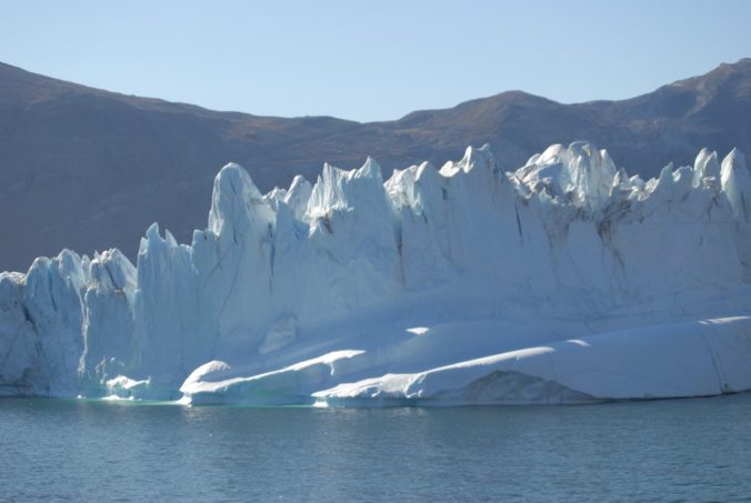 craggy top of an iceberg