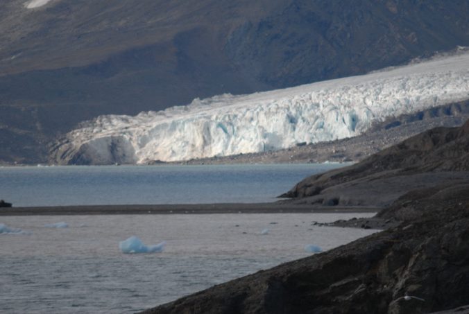 glacier meets water