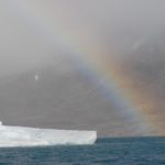 rainbow and iceberg