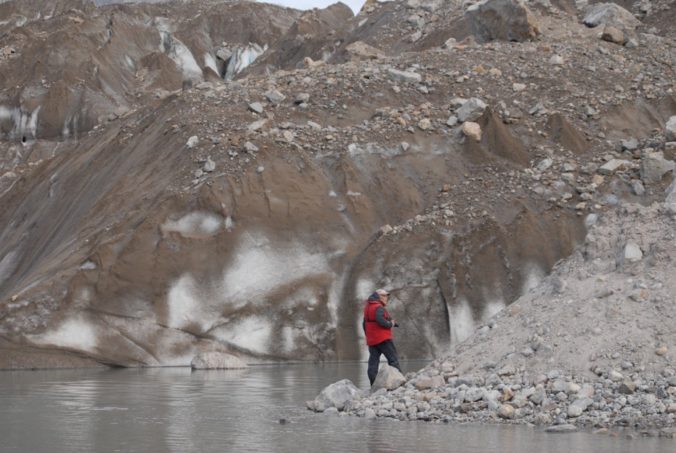 Gary and the glacier front