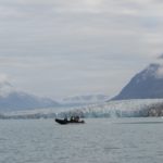 Zodiac cruise of glacier front