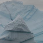 tidelines on an iceberg