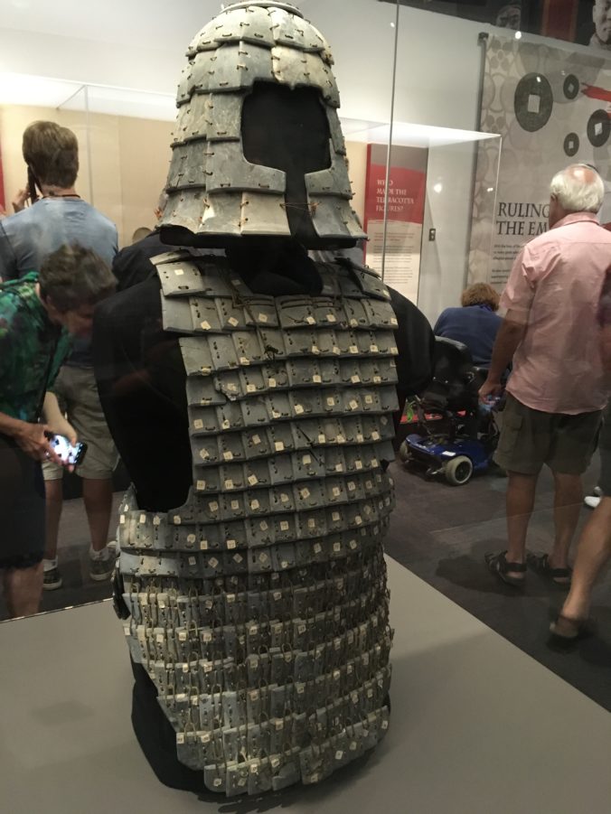 Amazing Armor Made of Limestone Tiles