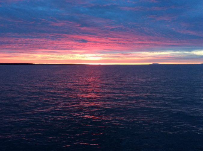 Sunset on Denmark Strait 1